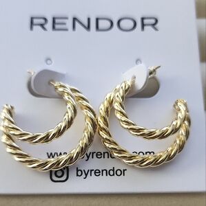 Rendor Gold earrings